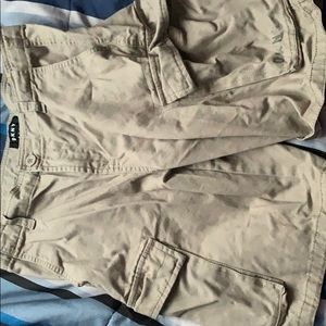 Tan Cargo Shorts